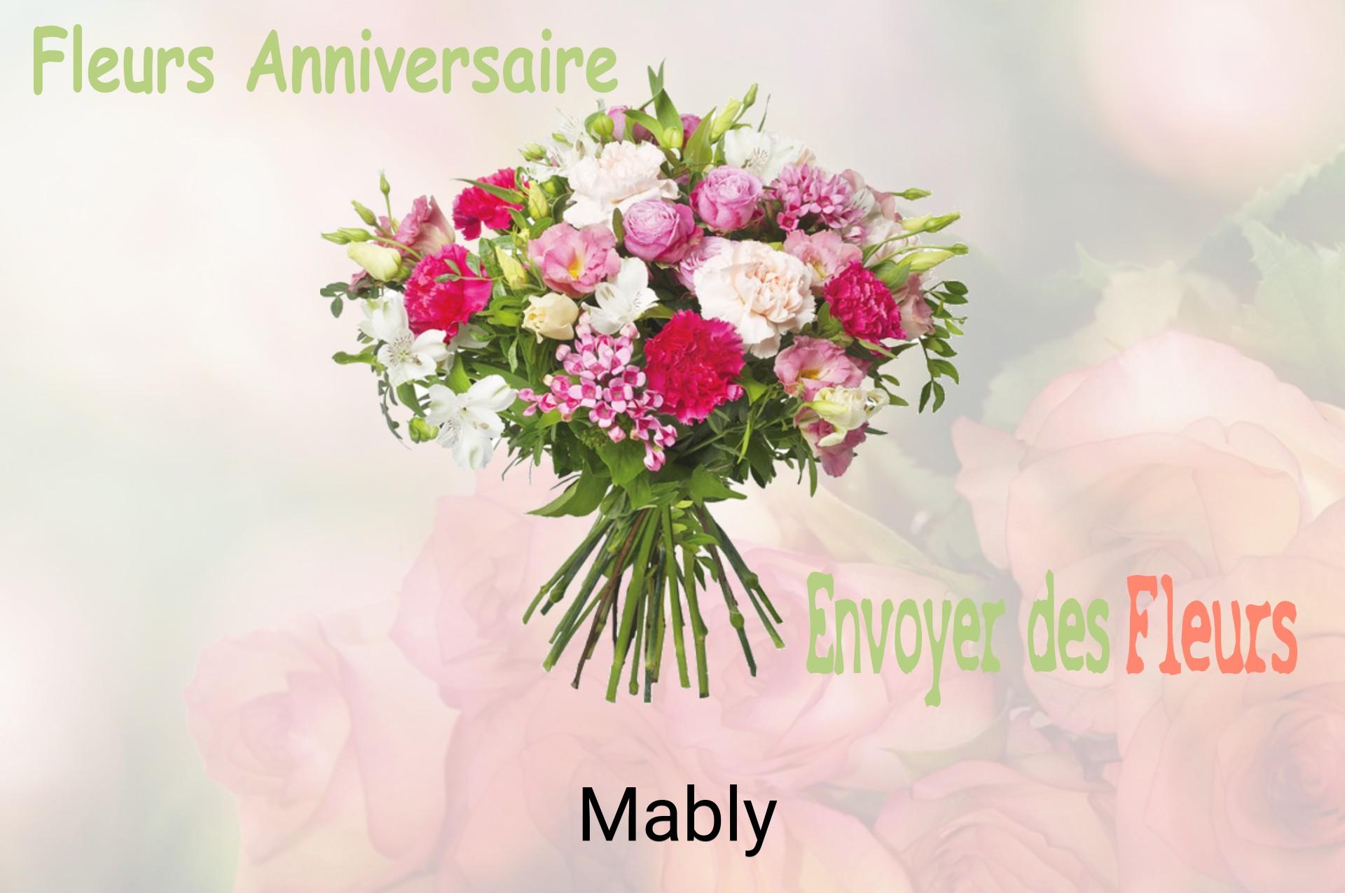 Bouquet de fleurs d’anniversaire livré à Mably
